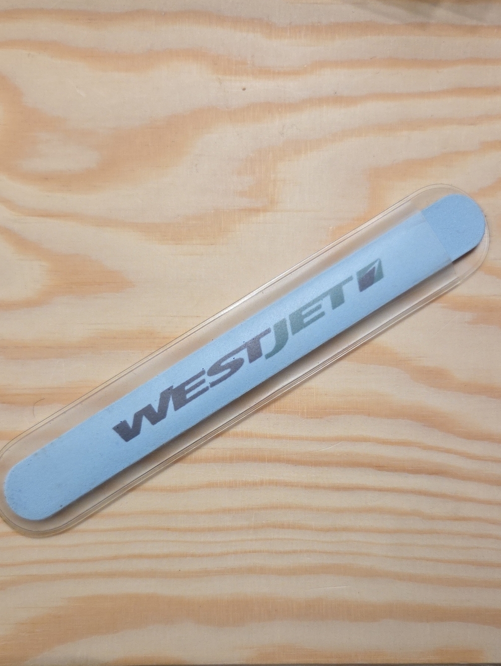 WestJet Blue Travel Nail File with Protective Case